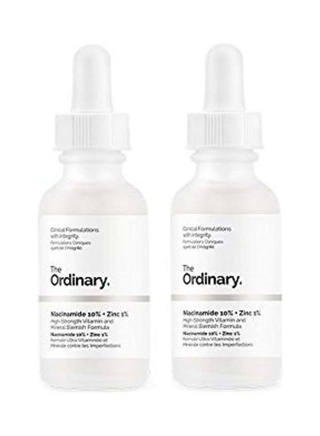The Ordinary Niacinamide 10% + Zinc 1% 30ml (Pack of 2)